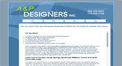 Desktop Screenshot of aandpdesigners.com